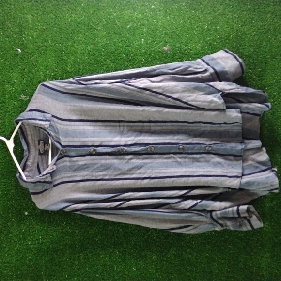 Angie striped  Batman sleeve button up - Picture 3 of 3